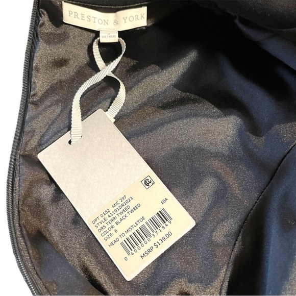 Preston & York ~ Tweed Metallic Short Sleeve Terri Sheath Dress ~ 6 - Picture 7 of 8